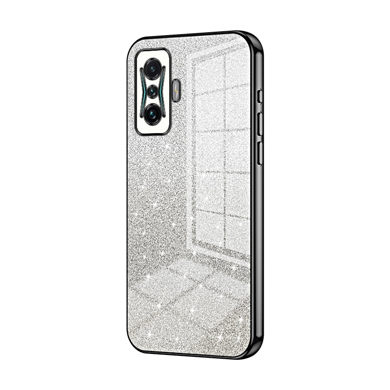 Xiaomi Redmi K50 Gaming Luxury Glitter Gradient Powder Electroplated Case with Advanced Protection and Style