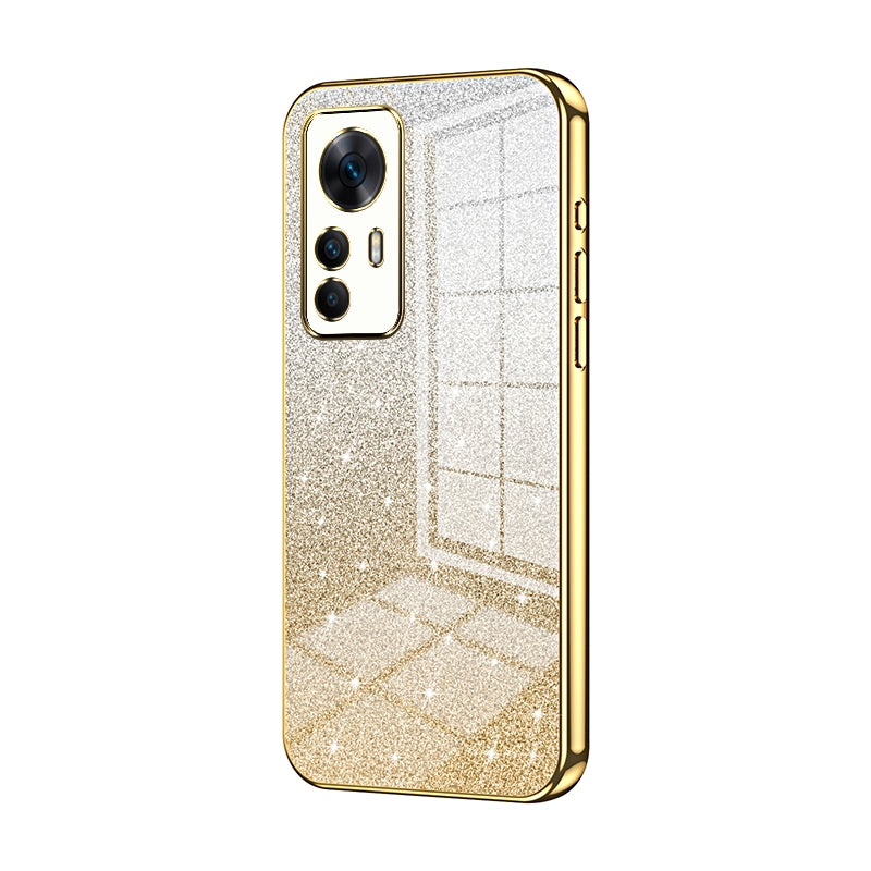 Xiaomi Redmi K50 Ultra Luxury Glitter Gradient Powder Electroplated Case with Advanced Protection and Style