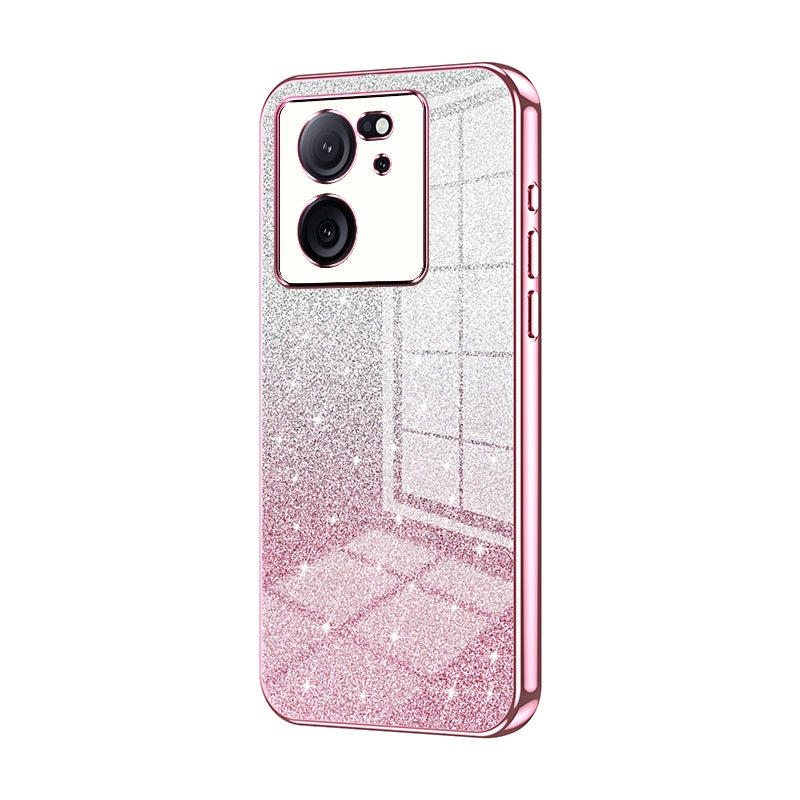 Xiaomi Redmi K60 Ultra Luxury Glitter Gradient Powder Electroplated Case with Advanced Protection and Style
