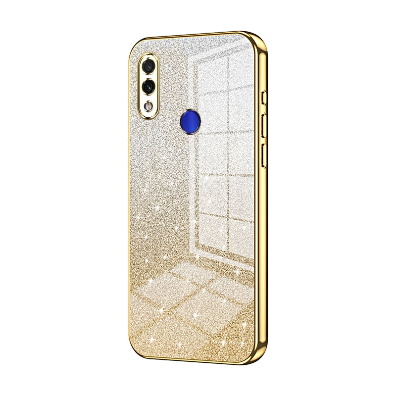 Xiaomi Redmi Note 7 Luxury Glitter Gradient Powder Electroplated Case with Advanced Protection and Style