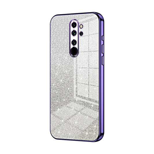 Xiaomi Redmi Note 8 Pro Luxury Glitter Gradient Powder Electroplated Case with Advanced Protection and Style