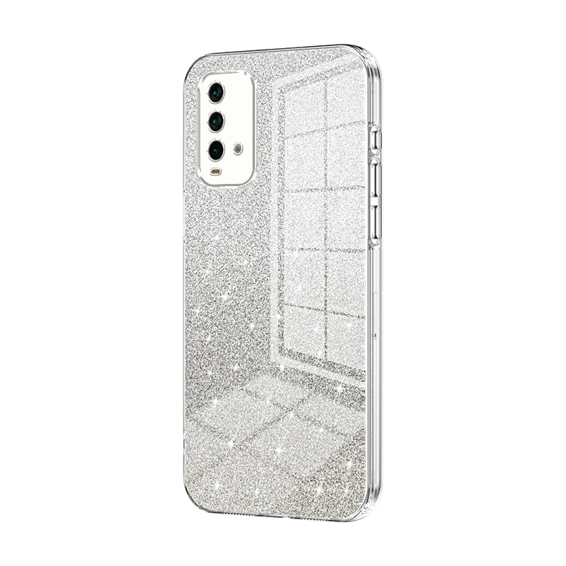 Xiaomi Redmi Note 9 4G Luxury Glitter Gradient Powder Electroplated Case with Advanced Protection and Style