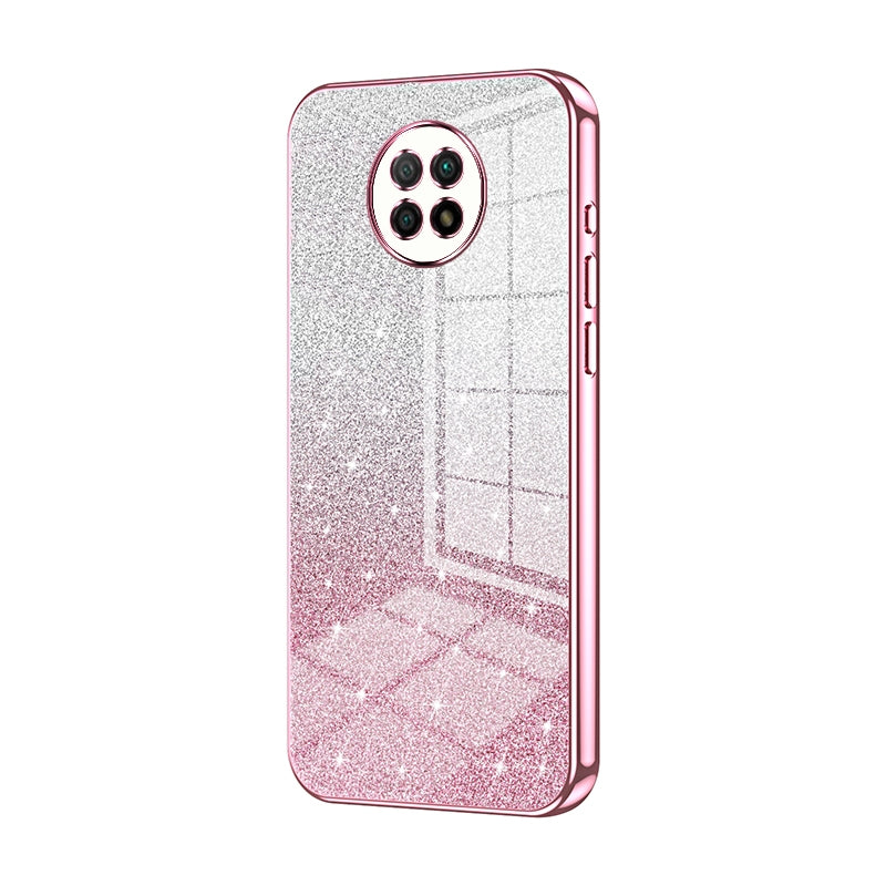 Xiaomi Redmi Note 9T Luxury Glitter Gradient Powder Electroplated Case with Advanced Protection and Style