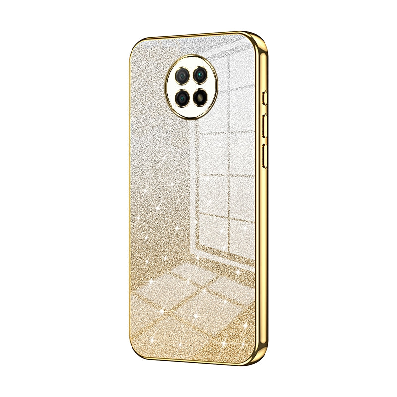 Xiaomi Redmi Note 9T Luxury Glitter Gradient Powder Electroplated Case with Advanced Protection and Style