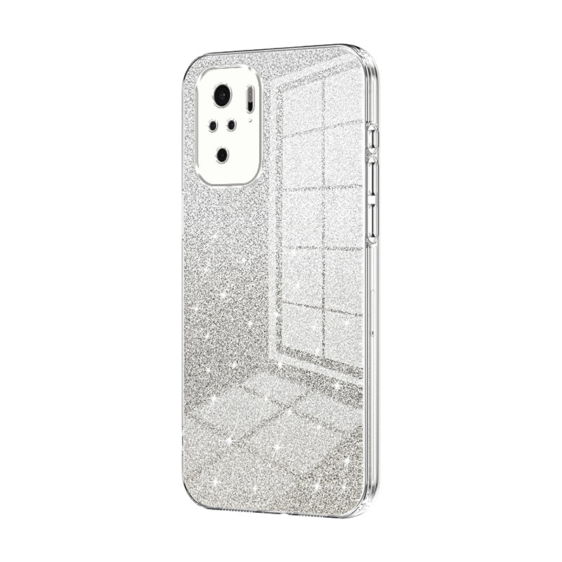 Xiaomi Redmi Note 10 Luxury Glitter Gradient Powder Electroplated Case with Advanced Protection and Style