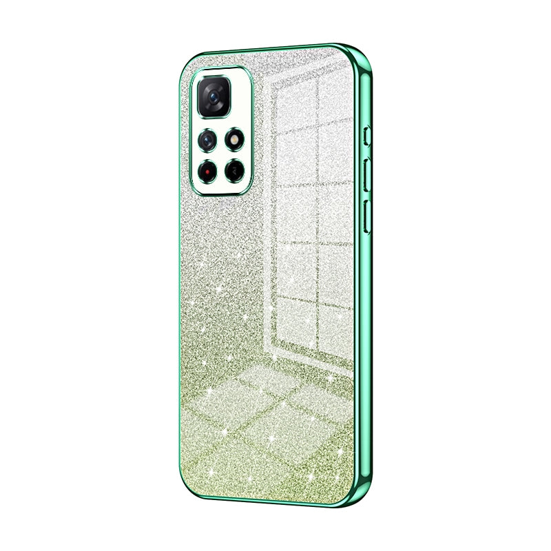 Xiaomi Redmi Note 11T 5G Luxury Glitter Gradient Powder Electroplated Case with Advanced Protection and Style