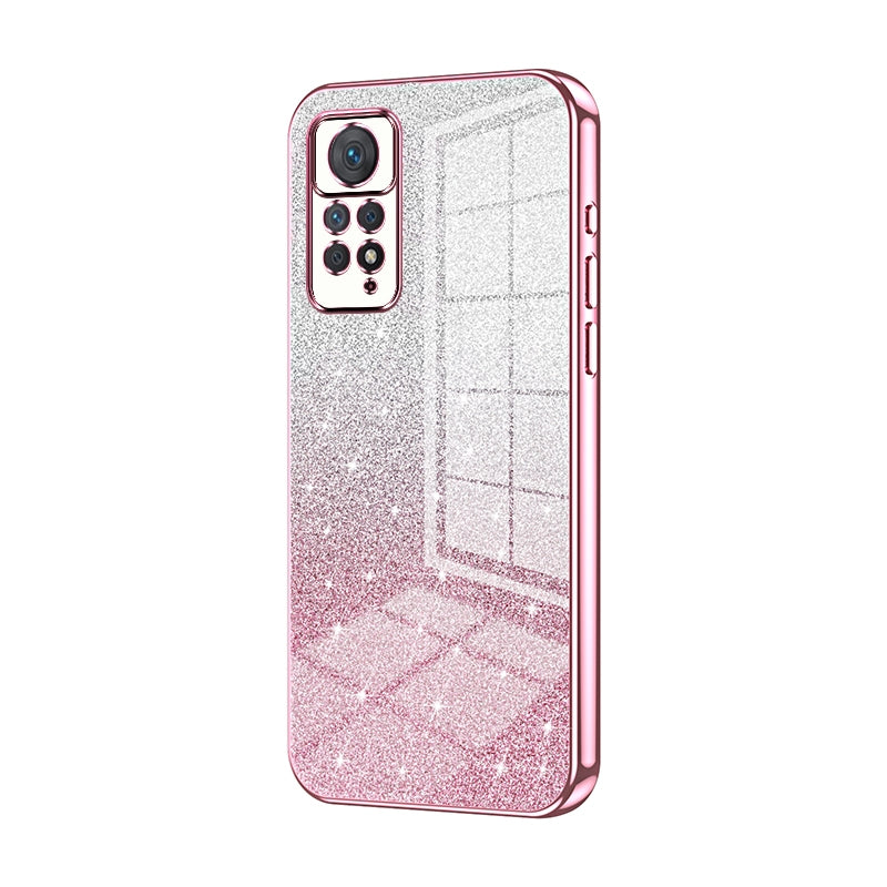 Xiaomi Redmi Note 11 Pro 5G Global Luxury Glitter Gradient Powder Electroplated Case with Advanced Protection and Style
