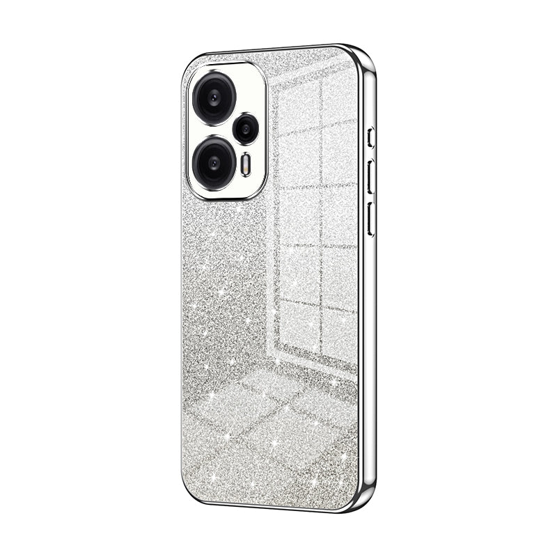 Xiaomi Redmi Note 12 Turbo/Poco F5 Luxury Glitter Gradient Powder Electroplated Case with Advanced Protection and Style