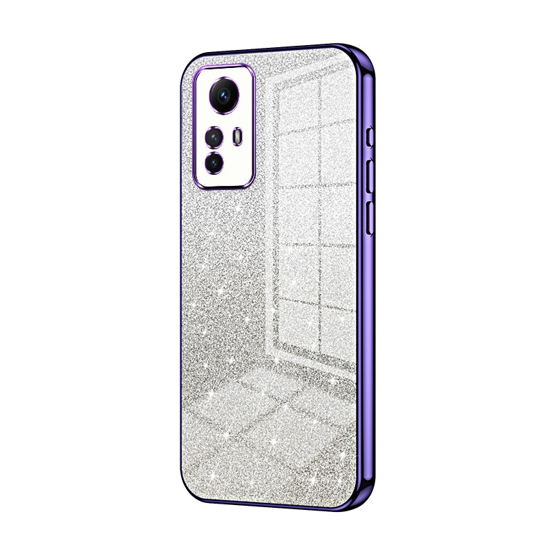 Xiaomi Redmi Note 12S Luxury Glitter Gradient Powder Electroplated Case with Advanced Protection and Style