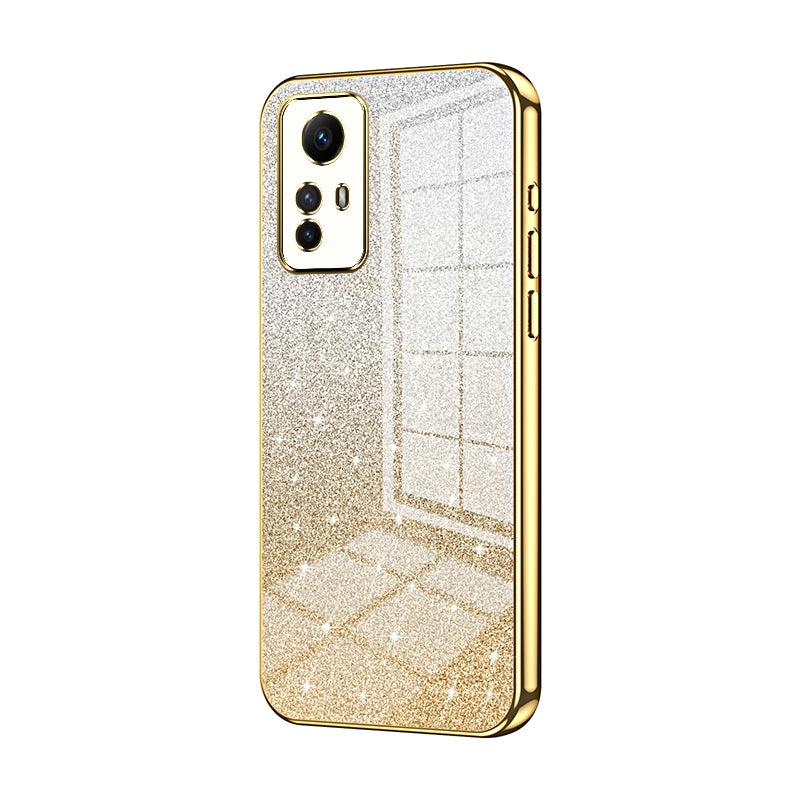 Xiaomi Redmi Note 12S Luxury Glitter Gradient Powder Electroplated Case with Advanced Protection and Style