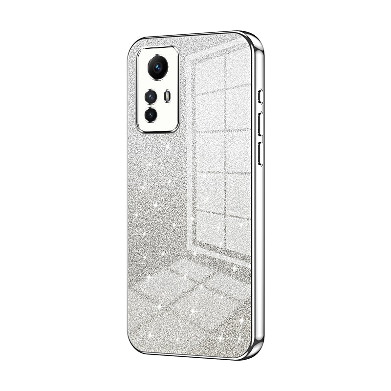 Xiaomi Redmi Note 12S Luxury Glitter Gradient Powder Electroplated Case with Advanced Protection and Style