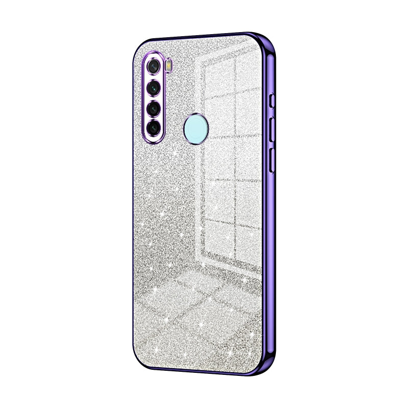 Xiaomi Redmi Note 8 Luxury Glitter Gradient Powder Electroplated Case with Advanced Protection and Style