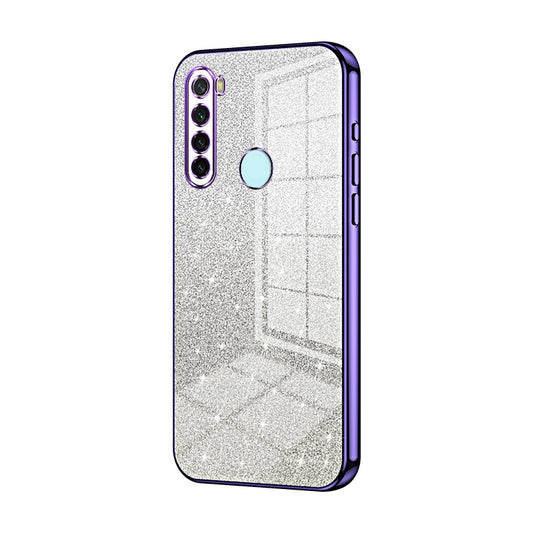 Xiaomi Redmi Note 8 Luxury Glitter Gradient Powder Electroplated Case with Advanced Protection and Style
