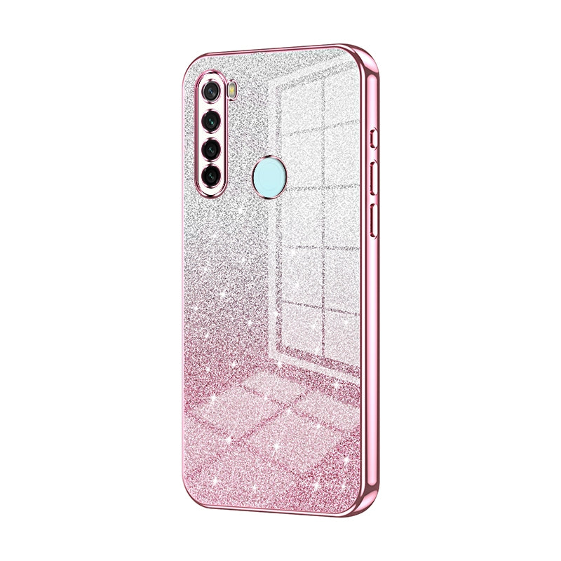 Xiaomi Redmi Note 8 Luxury Glitter Gradient Powder Electroplated Case with Advanced Protection and Style