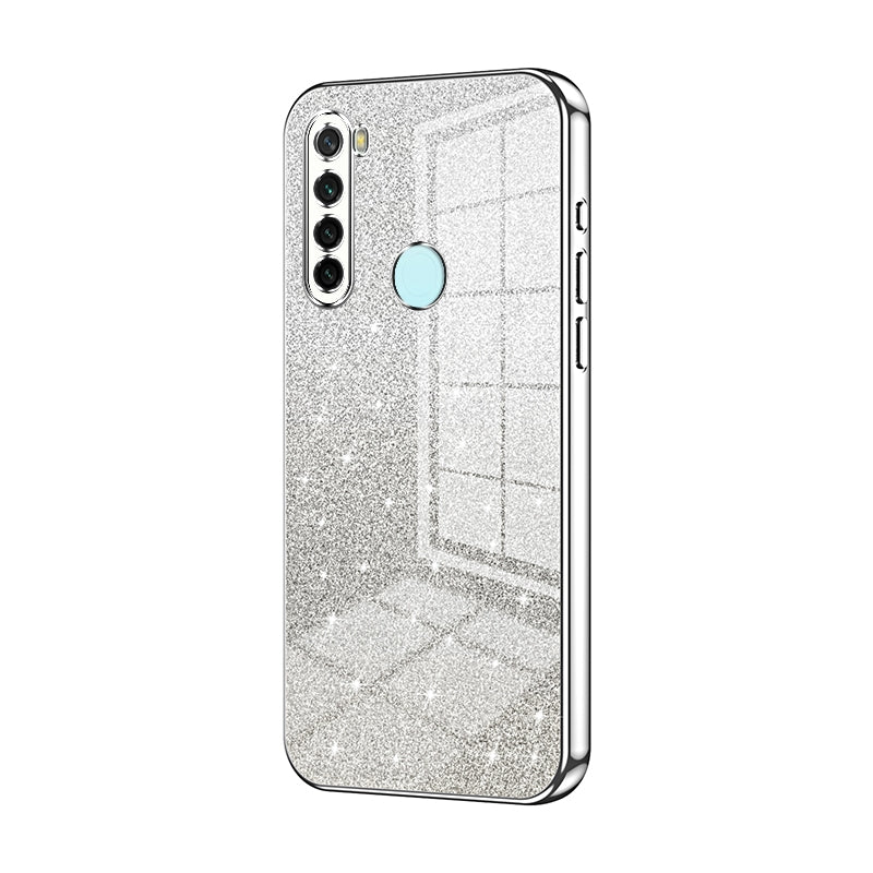 Xiaomi Redmi Note 8 2021 Luxury Glitter Gradient Powder Electroplated Case with Advanced Protection and Style