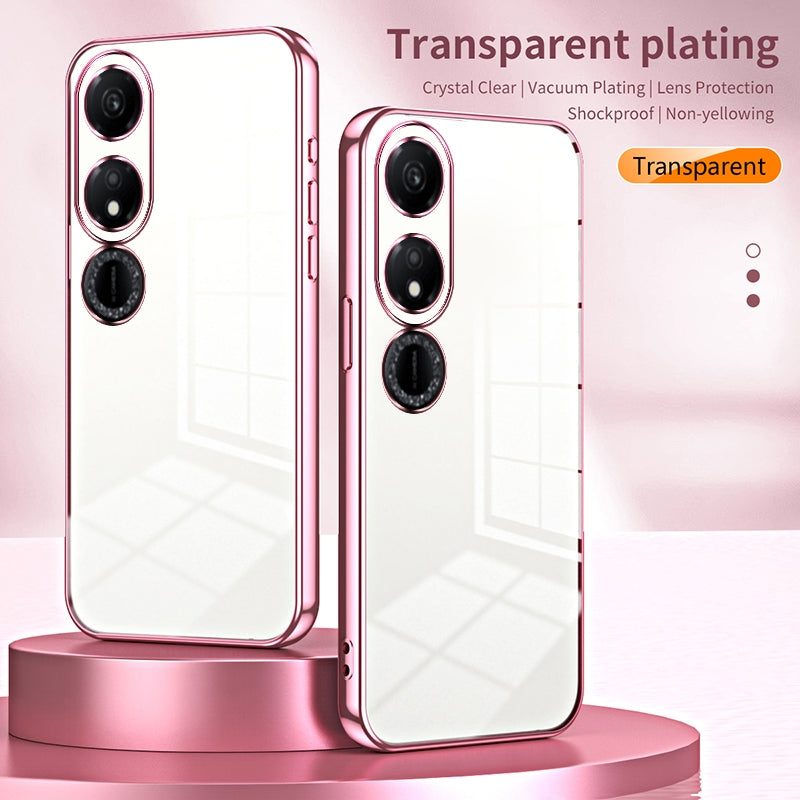 Honor Play 40 Case - Transparent Plating & Precision Hole Design for Luxury and Protection-buycases.co.uk