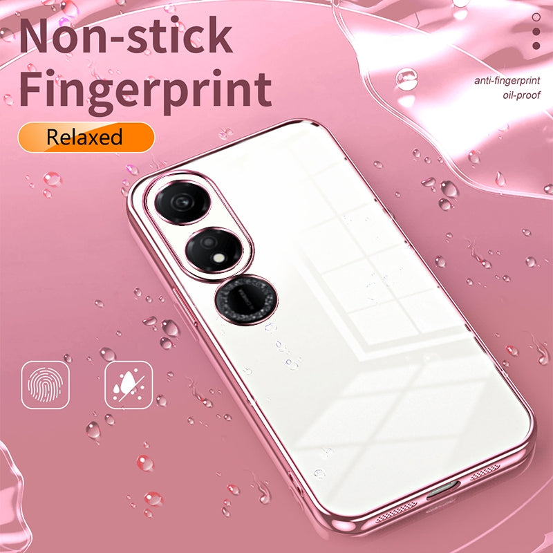 Honor Play 40 Case - Transparent Plating & Precision Hole Design for Luxury and Protection-buycases.co.uk