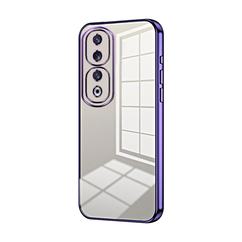 Honor 90 Pro Case - Transparent Plating & Precision Hole Design for Luxury and Protection-buycases.co.uk