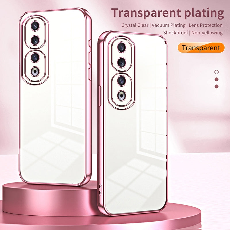 Honor 90 Pro Case - Transparent Plating & Precision Hole Design for Luxury and Protection-buycases.co.uk