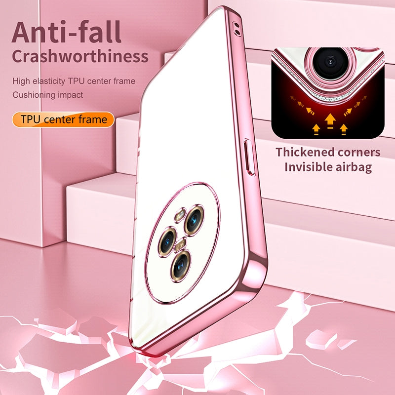 Honor Magic5 Case - Transparent Plating & Precision Hole Design for Luxury and Protection-buycases.co.uk