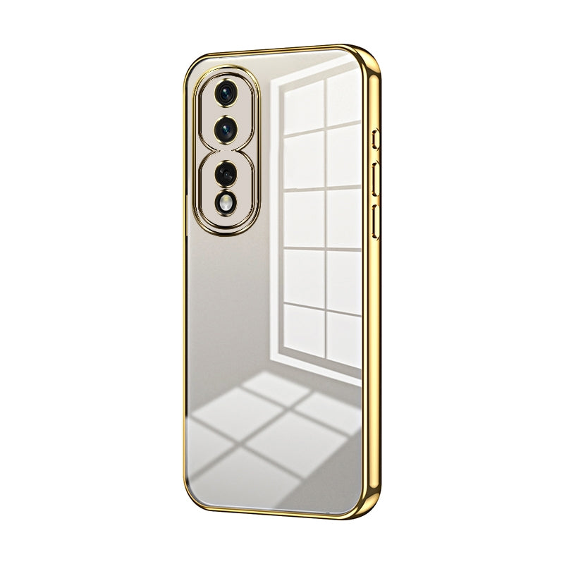 Honor 80 Pro Case - Transparent Plating & Precision Hole Design for Luxury and Protection-buycases.co.uk