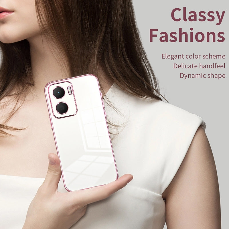 Honor Play 40 Plus Case - Transparent Plating & Precision Hole Design for Luxury and Protection-buycases.co.uk