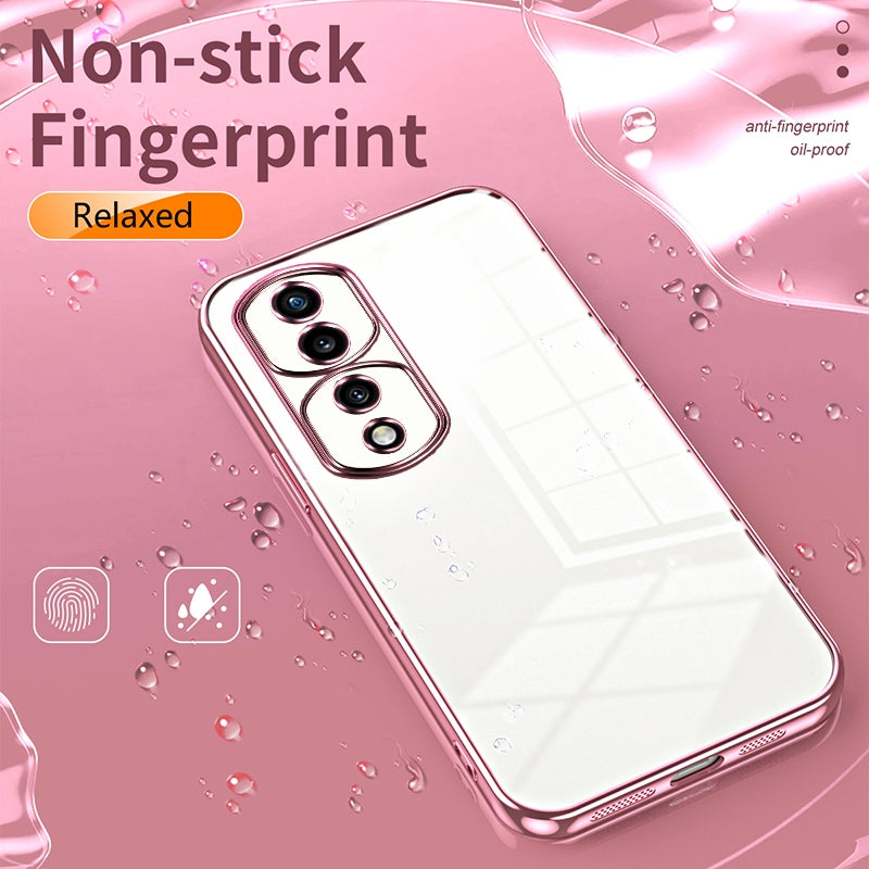 Honor 70 Pro+ Case - Transparent Plating & Precision Hole Design for Luxury and Protection-buycases.co.uk