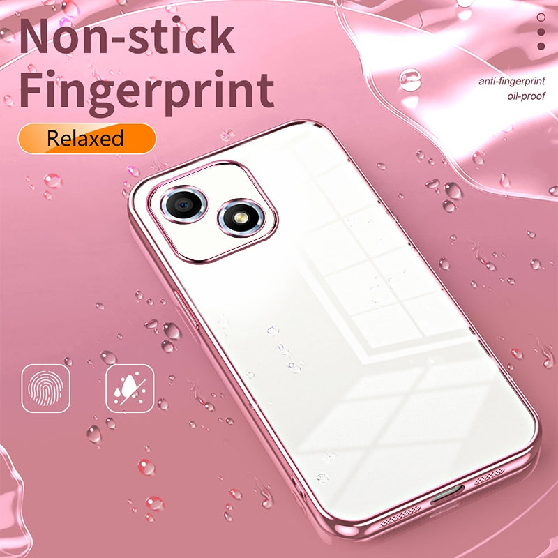 Honor Play 30 Case - Transparent Plating & Precision Hole Design for Luxury and Protection-buycases.co.uk