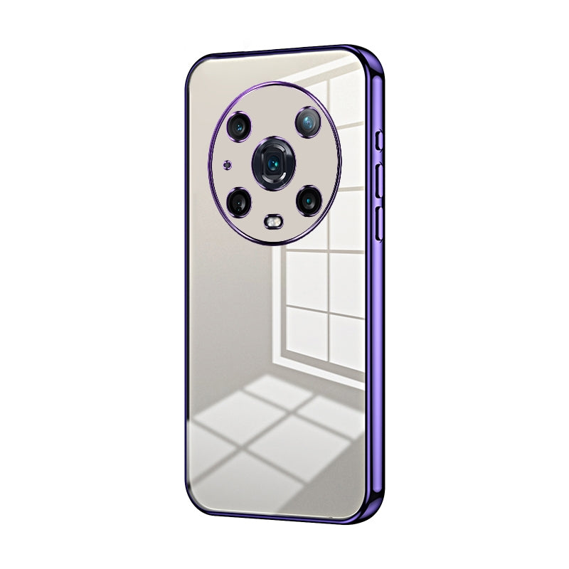 Honor Magic4 Pro Case - Transparent Plating & Precision Hole Design for Luxury and Protection-buycases.co.uk