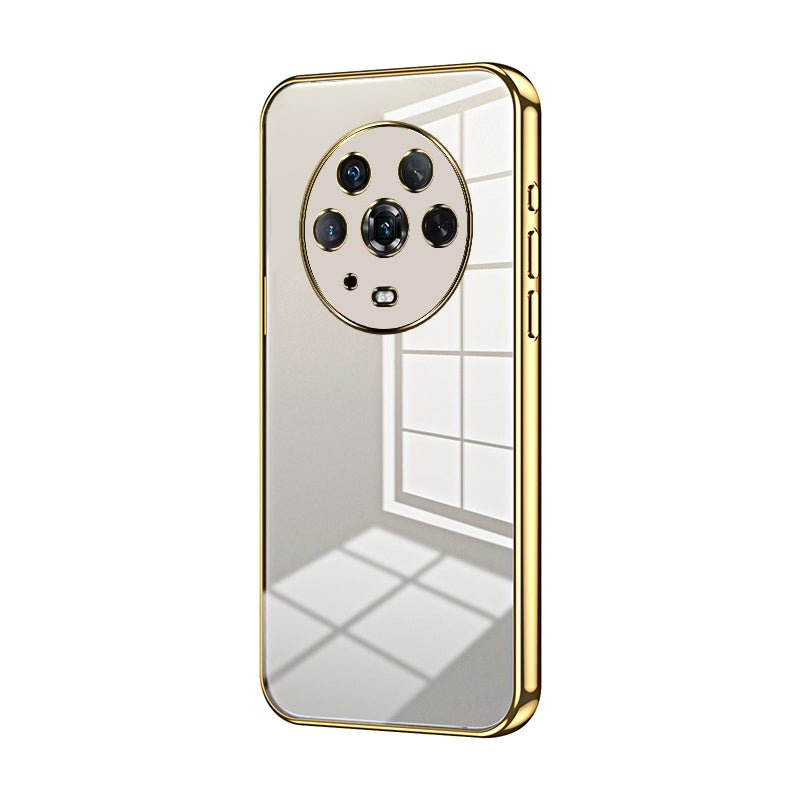 Honor Magic4 Case - Transparent Plating & Precision Hole Design for Luxury and Protection-buycases.co.uk