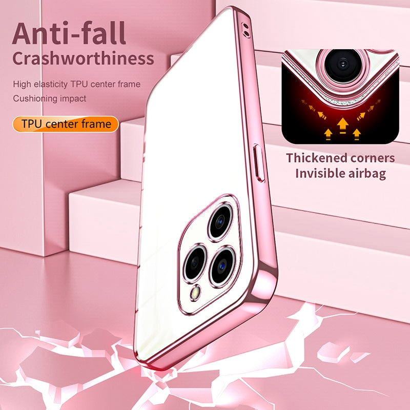 Honor 60 SE Case - Transparent Plating & Precision Hole Design for Luxury and Protection-buycases.co.uk