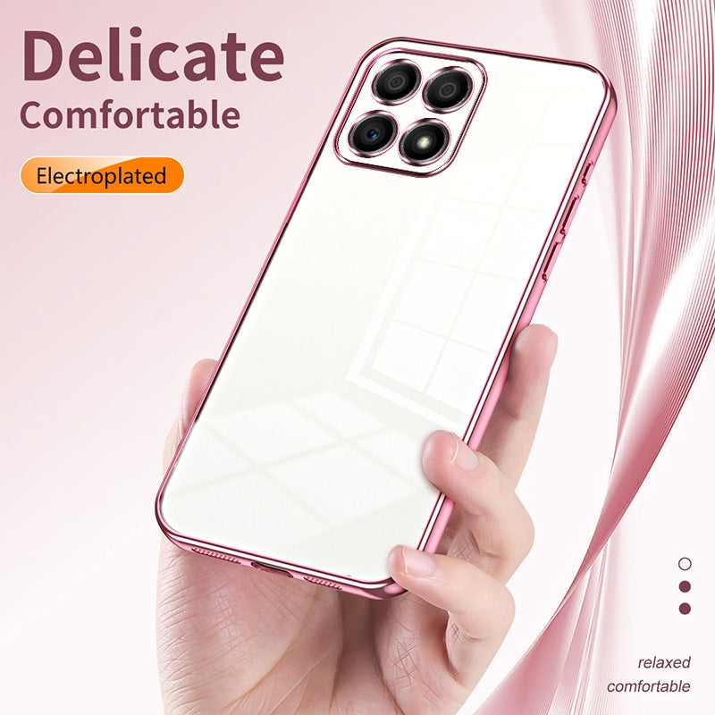 Honor X30i Case - Transparent Plating & Precision Hole Design for Luxury and Protection-buycases.co.uk