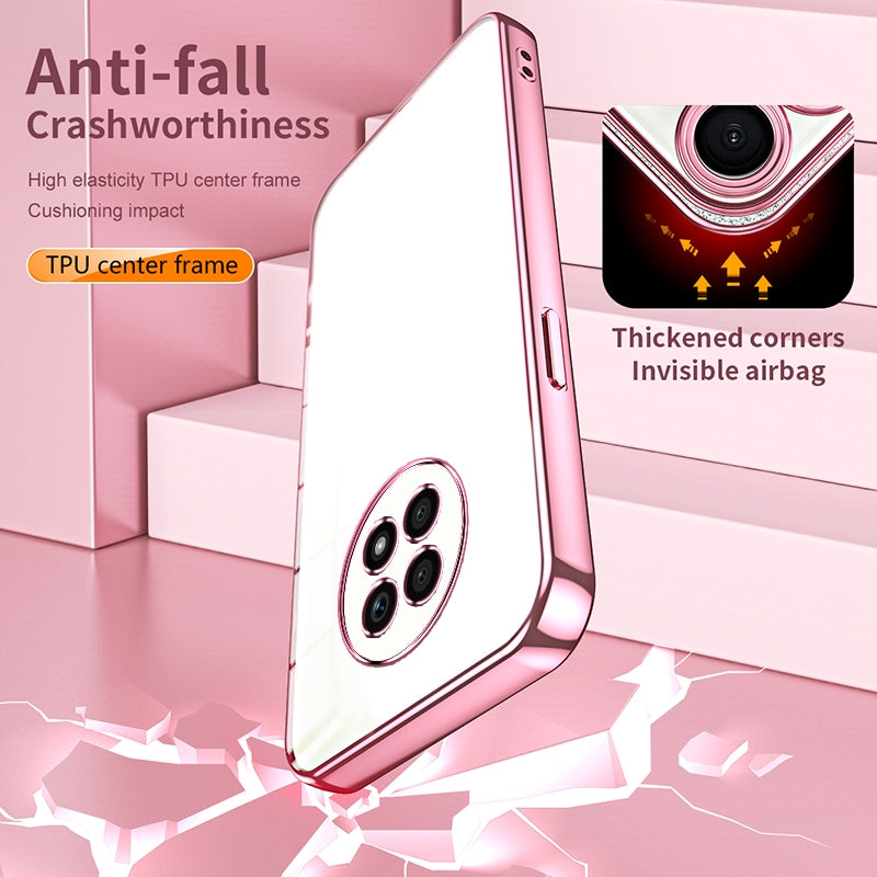 Honor X20 Case - Transparent Plating & Precision Hole Design for Luxury and Protection-buycases.co.uk