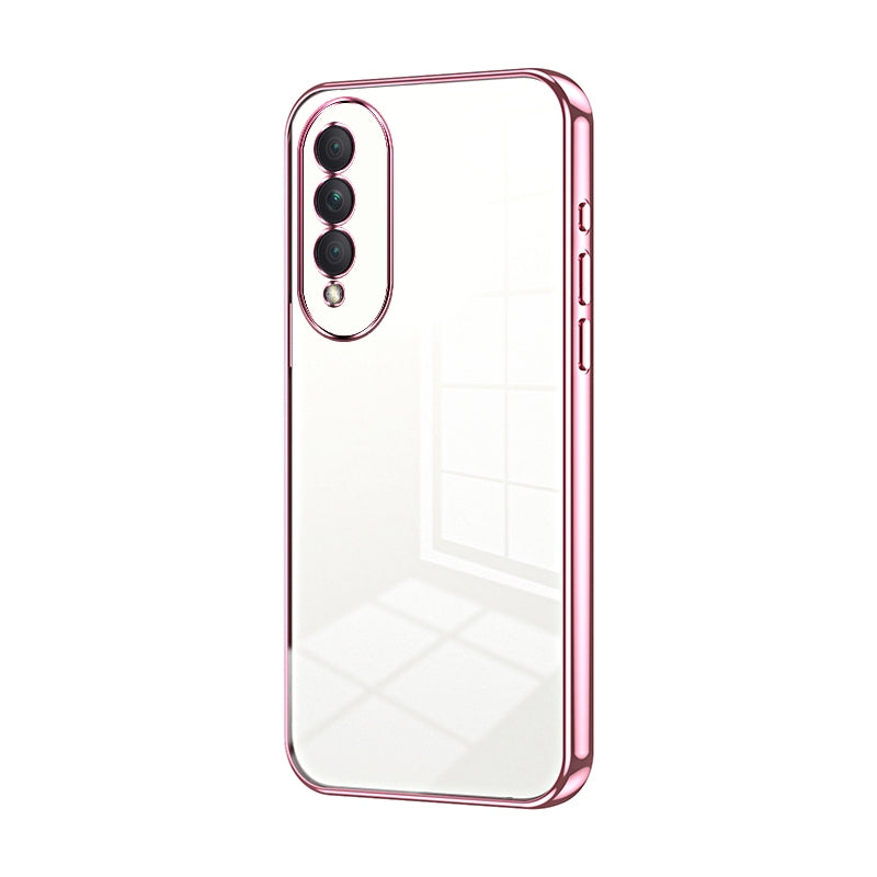 Honor X20 SE Case - Transparent Plating & Precision Hole Design for Luxury and Protection-buycases.co.uk