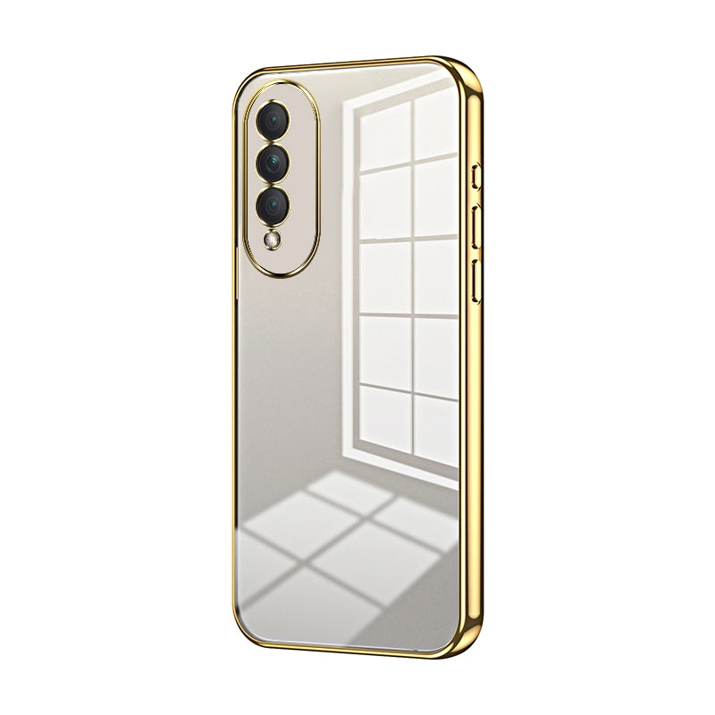 Honor X20 SE Case - Transparent Plating & Precision Hole Design for Luxury and Protection-buycases.co.uk