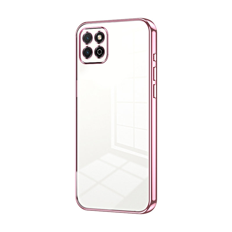 Honor Play 20 4G Case - Transparent Plating & Precision Hole Design for Luxury and Protection-buycases.co.uk