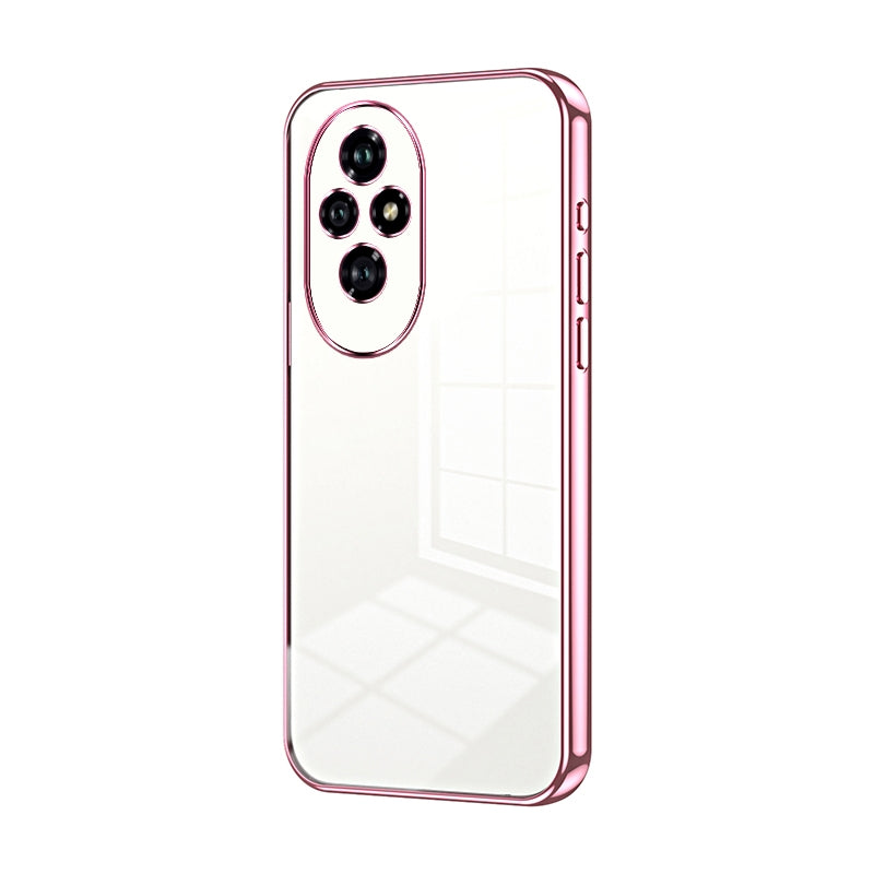 Honor 200 Case - Transparent Plating & Precision Hole Design for Luxury and Protection-buycases.co.uk