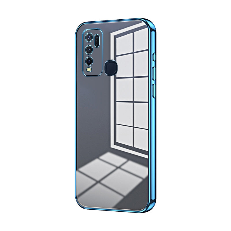 vivo Y50 Case - Transparent Plating & Precision Hole Design for Luxury and Protection-buycases.co.uk