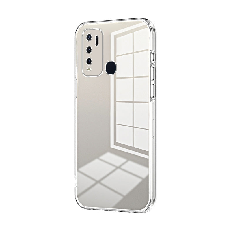 vivo Y50 Case - Transparent Plating & Precision Hole Design for Luxury and Protection-buycases.co.uk
