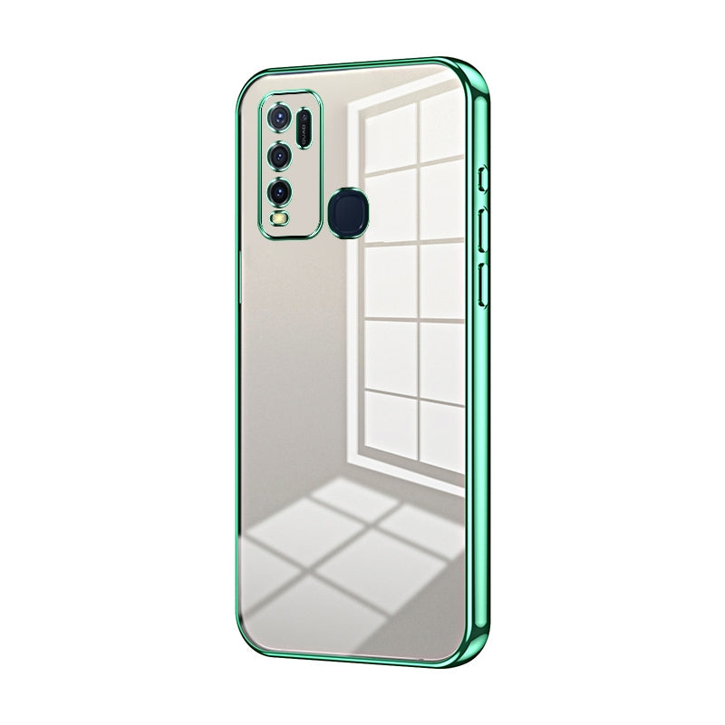 vivo Y50 Case - Transparent Plating & Precision Hole Design for Luxury and Protection-buycases.co.uk