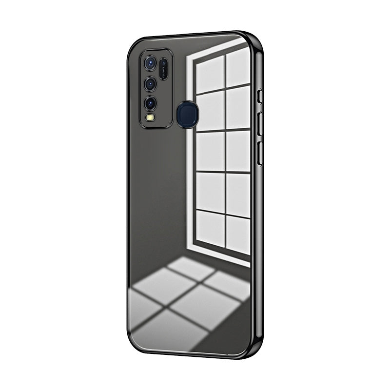 vivo Y50 Case - Transparent Plating & Precision Hole Design for Luxury and Protection-buycases.co.uk