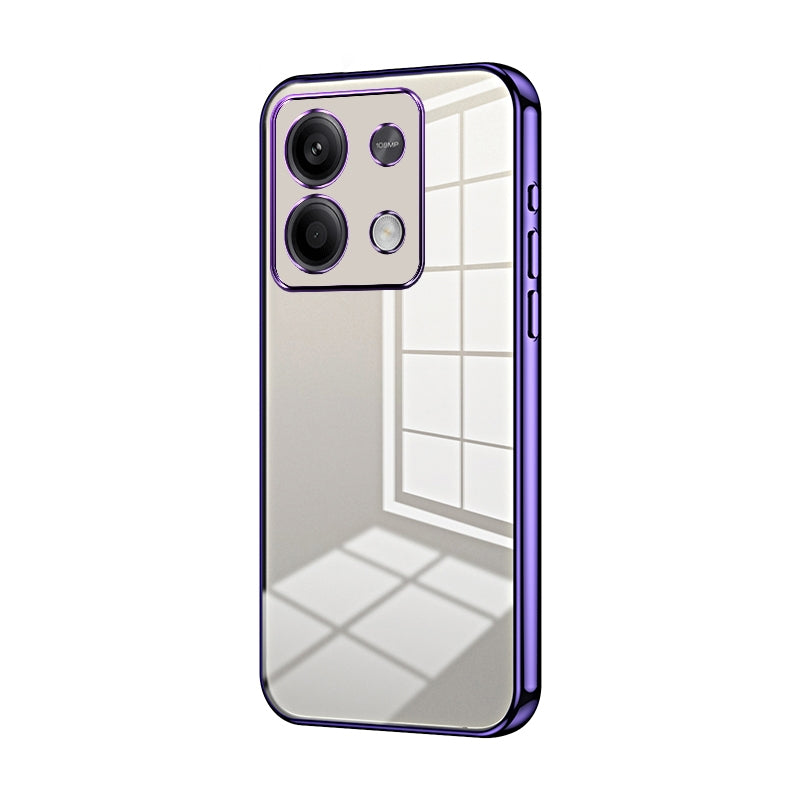 Xiaomi Redmi Note 13 5G Case - Transparent Plating & Precision Hole Design for Luxury and Protection-buycases.co.uk