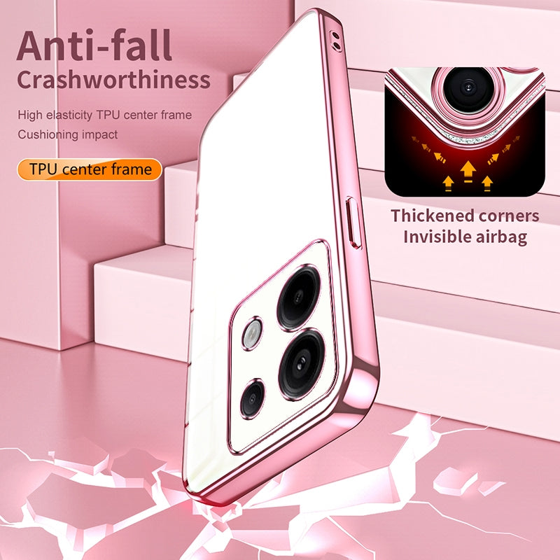 Xiaomi Redmi Note 13 Pro 5G Case - Transparent Plating & Precision Hole Design for Luxury and Protection-buycases.co.uk