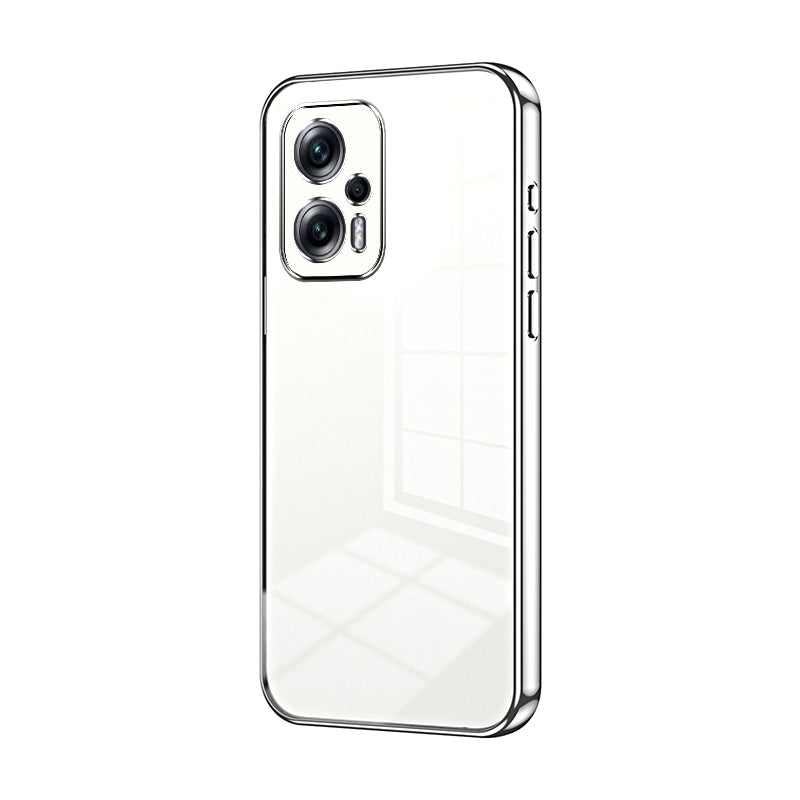 Xiaomi Redmi Note 11T Pro Case - Transparent Plating & Precision Hole Design for Luxury and Protection-buycases.co.uk