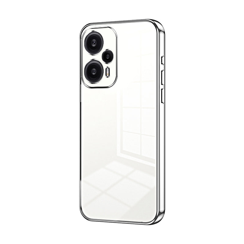 Xiaomi Redmi Note 12 Turbo Case - Transparent Plating & Precision Hole Design for Luxury and Protection-buycases.co.uk