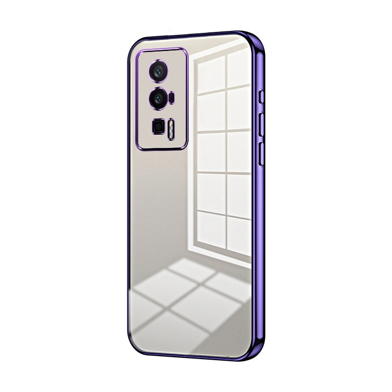 Xiaomi Redmi K60 Case - Transparent Plating & Precision Hole Design for Luxury and Protection-buycases.co.uk