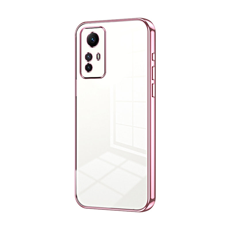 Xiaomi Redmi Note 12S Case - Transparent Plating & Precision Hole Design for Luxury and Protection-buycases.co.uk