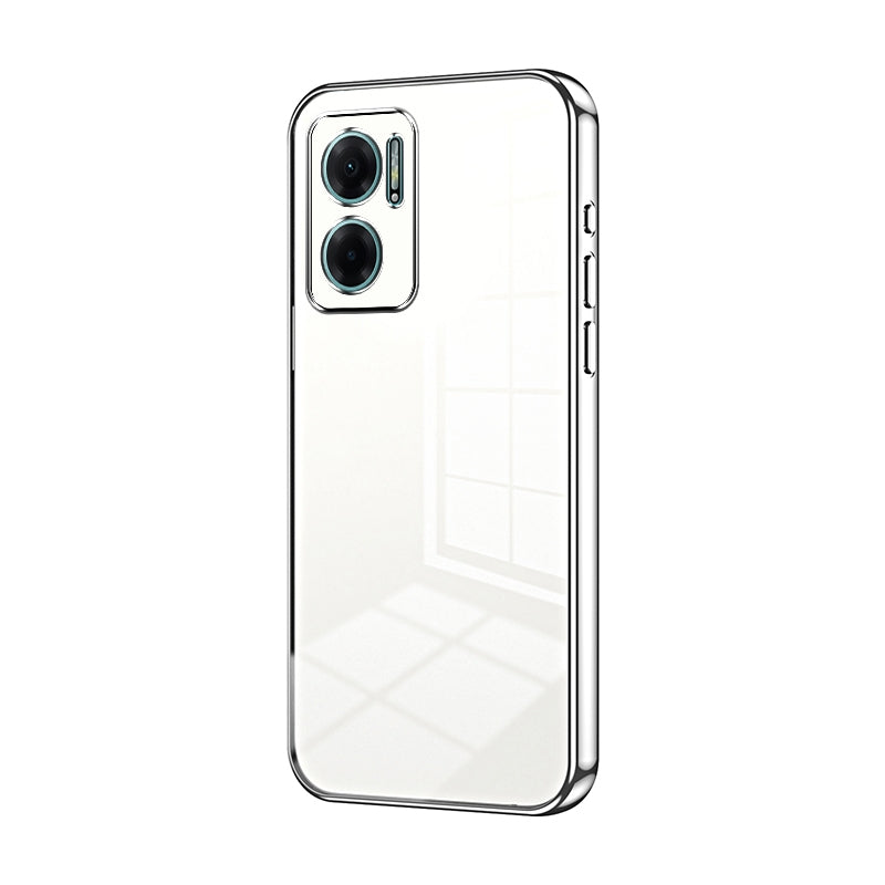 Xiaomi Redmi 10 5G Case - Transparent Plating & Precision Hole Design for Luxury and Protection-buycases.co.uk