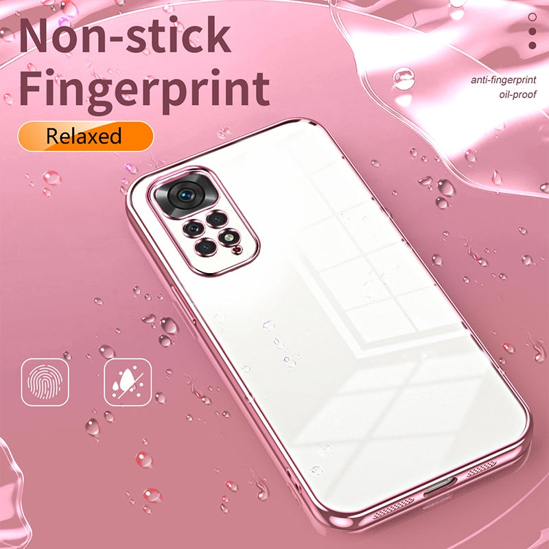 Xiaomi Redmi Note 11S Case - Transparent Plating & Precision Hole Design for Luxury and Protection-buycases.co.uk