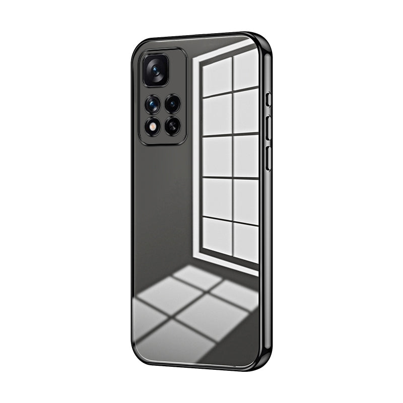 Xiaomi Redmi Note 11 Pro+ 5G Case - Transparent Plating & Precision Hole Design for Luxury and Protection-buycases.co.uk